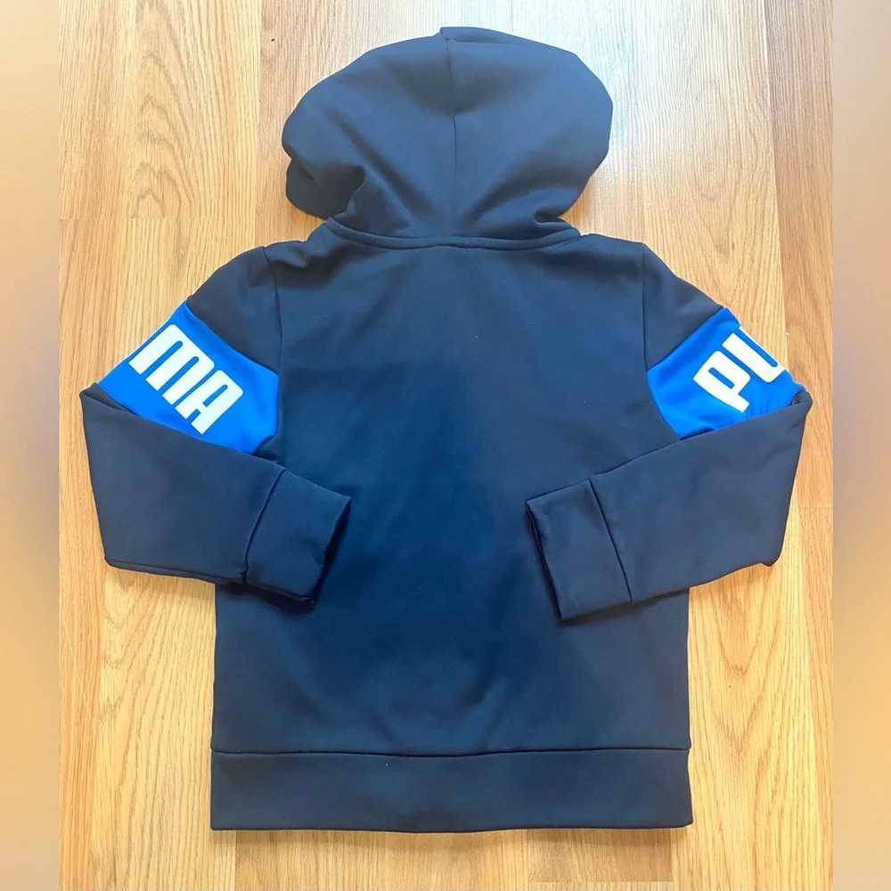 4T BOY PUMA TRACKSUIT FULL ZIP UP HOODIE TEE AND SWEATPANTS 3 PIECE MATCHING SET - Picture 4 of 13